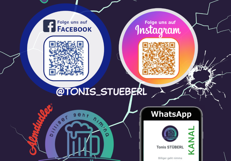 QR-Codes für WhatsApp, Instagram, Facebook
